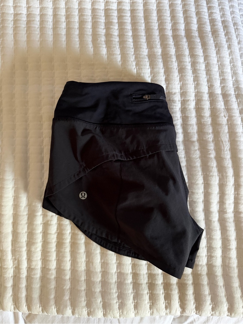 lululemon athletica Black Running Shorts with Built-In Liner